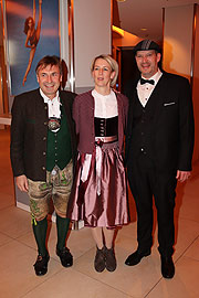 - Bürgermeisterin Katrin Habenschaden zur Gast im Deutschen Theater bei Theaterchef Thomas Linsmayer (li.) (©Foto: Martin Schmitz)